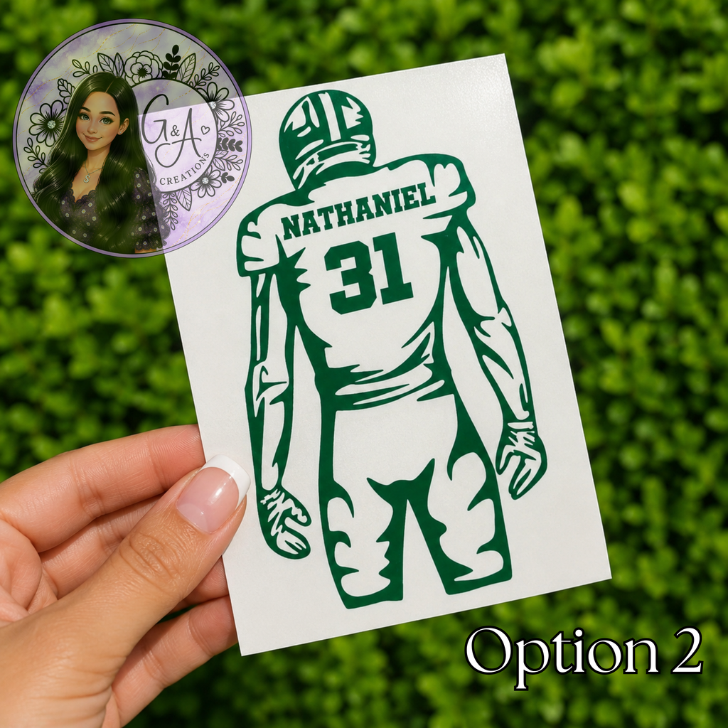 Football Decal