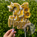 Sunflower Cake topper