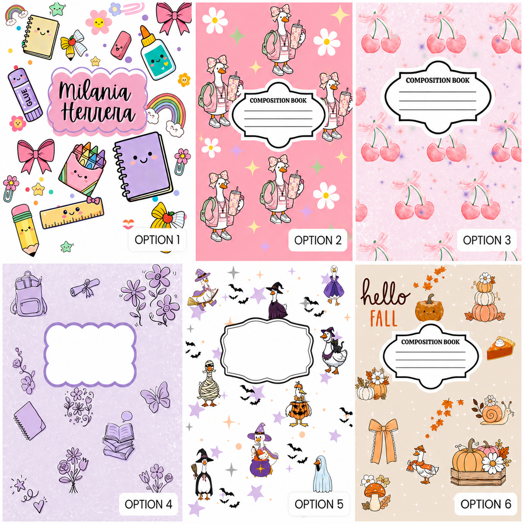 Personalized Composition Notebook